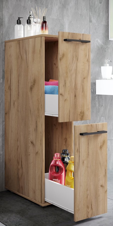 VCM NORDIC Sadilo L badevrelse rumdeler, m. 2 skuffer - natur tr