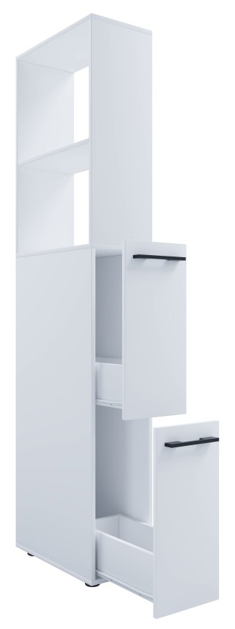 VCM NORDIC Sadilo XL badevrelse rumdeler, m. 2 bne rum og 2 skuffer - hvid tr