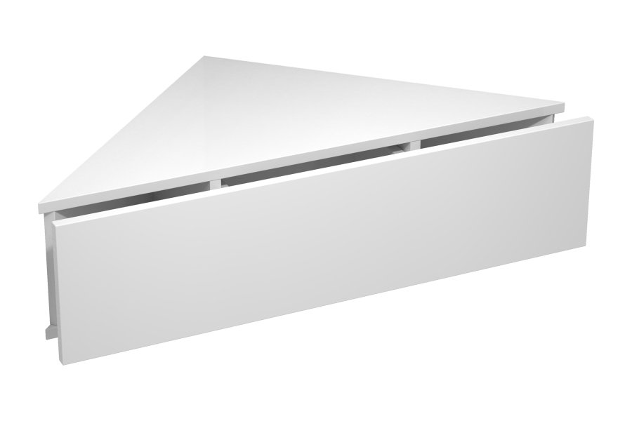 VCM NORDIC Usal S hjrne vghylde, m. 1 skuffe - hvid tr (60x42,4)