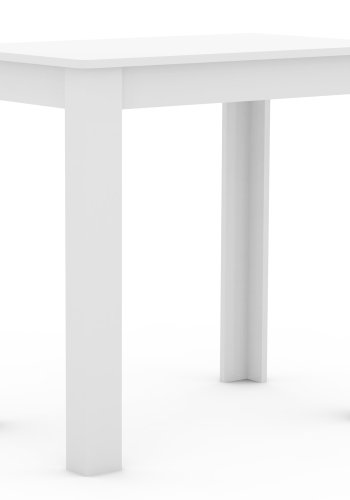 VCM NORDIC Esal 80 spisebord, rektangulr - hvid tr (80x50)