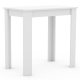 VCM NORDIC Esal 80 spisebord, rektangulr - hvid tr (80x50)