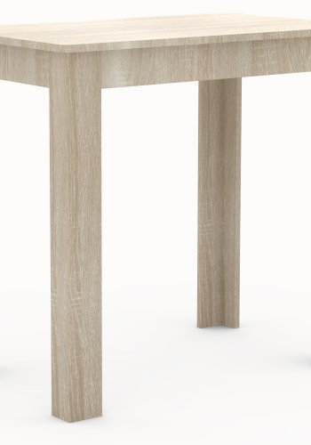 VCM NORDIC Esal 80 spisebord, rektangulr - natur tr (80x50)