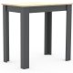 VCM NORDIC Esal 80 spisebord, rektangulr - natur og antracitgr tr (80x50)