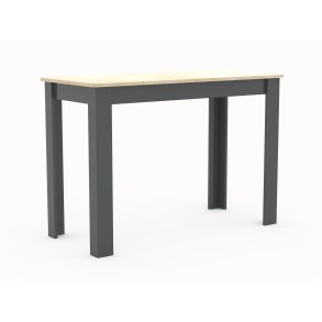 VCM NORDIC Esal 110 spisebord, rektangulr - natur og antracitgr tr (110x50)