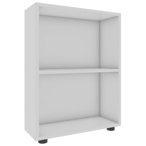 VCM NORDIC Bulas 2-rum reol, m. 1 hylde - hvid tr