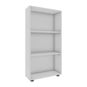  VCM Nordic  VCM NORDIC Bulas 3-rum reol, m. 2 hylder - hvid tr