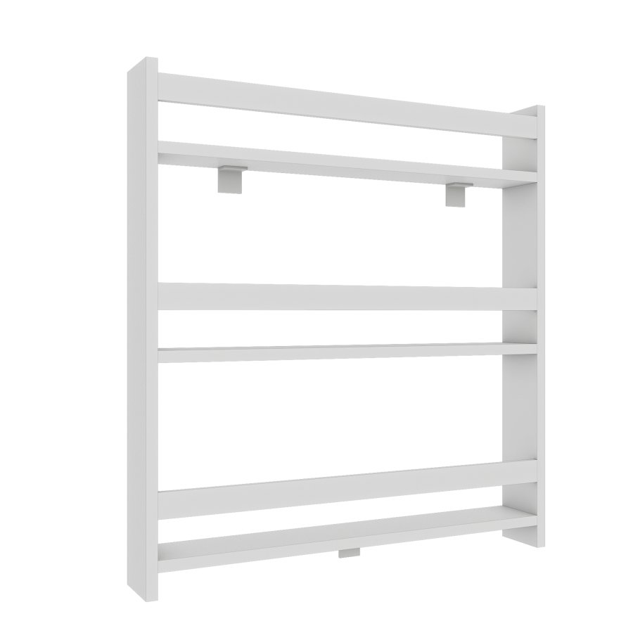 VCM NORDIC Kidos vghylde til brn, m. 3 bne rum - hvid tr