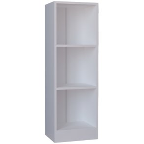 VCM NORDIC Dilos S reol, m. 2 hylder - hvid tr