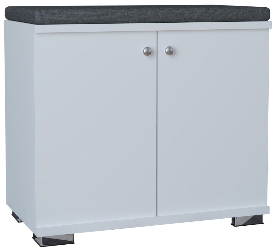 VCM NORDIC Gados S garderobeskab, m. 2 lger, 1 hylde - hvid tr