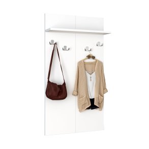 VCM NORDIC Gados XS knagerkke, m. 4 dobbelt knager, 1 hylde - hvid tr