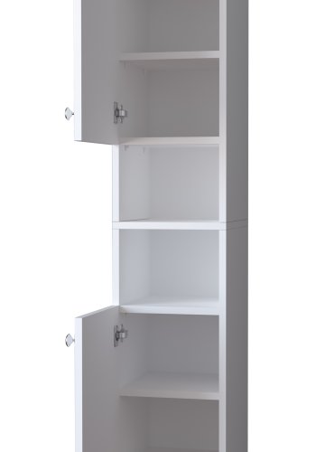 VCM NORDIC Gados M skoskab, m. 2 lger, 7 hylder - hvid tr