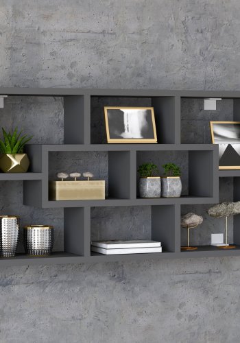 VCM NORDIC Opila vghylde, m. 8 rum - antracitgr tr