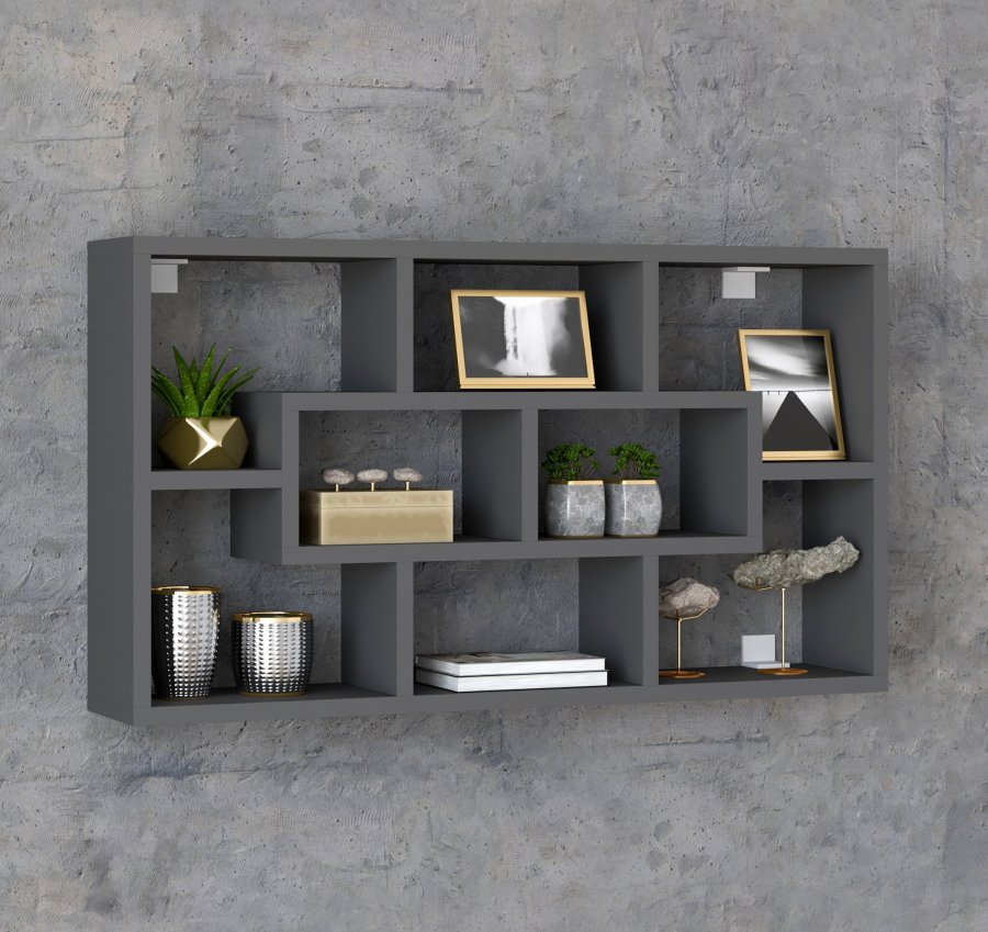 VCM NORDIC Opila vghylde, m. 8 rum - antracitgr tr