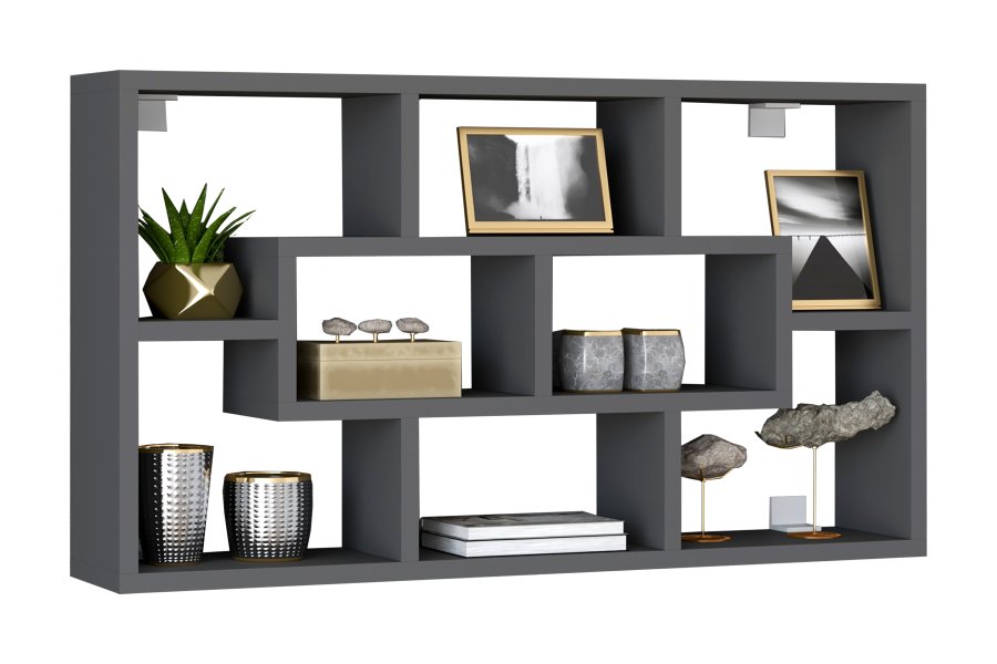 VCM NORDIC Opila vghylde, m. 8 rum - antracitgr tr