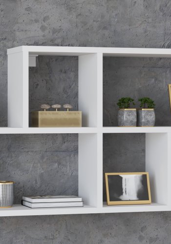 VCM NORDIC Lusas vghylde, m. 4 rum - hvid tr