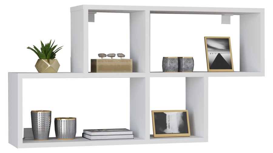 VCM NORDIC Lusas vghylde, m. 4 rum - hvid tr