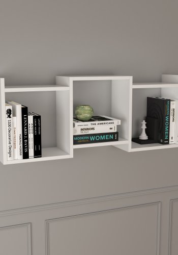 VCM NORDIC Trilas vghylde, m. 3 rum - hvid tr