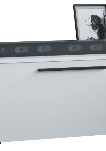 VCM NORDIC Arila S TV-bord, m. 1 lge og 2 rum - hvid tr (110x30)