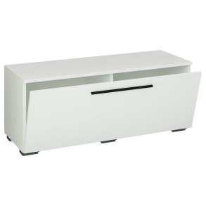 VCM NORDIC Arila S TV-bord, m. 1 lge og 2 rum - hvid tr (110x30)