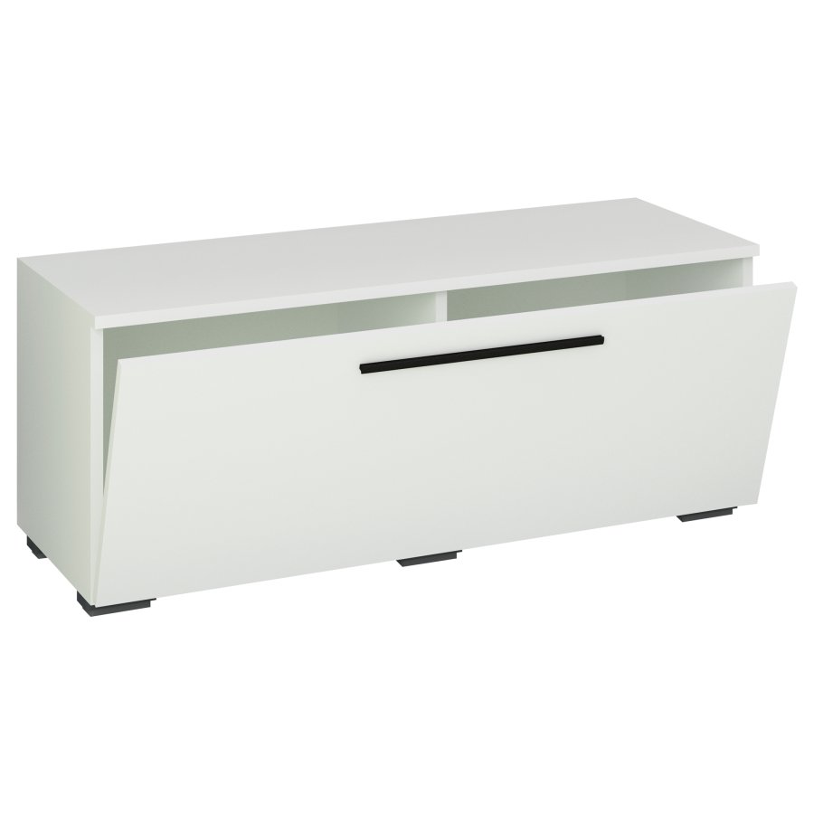 VCM NORDIC Arila S TV-bord, m. 1 lge og 2 rum - hvid tr (110x30)