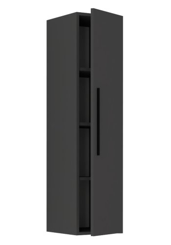 VCM NORDIC Arila XL vgskab, m. 1 lge og 3 hylder - antracitgr tr