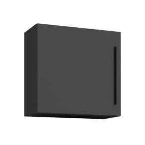 VCM NORDIC Arila M vgskab, m. 1 lge og 1 hylde - antracitgr tr