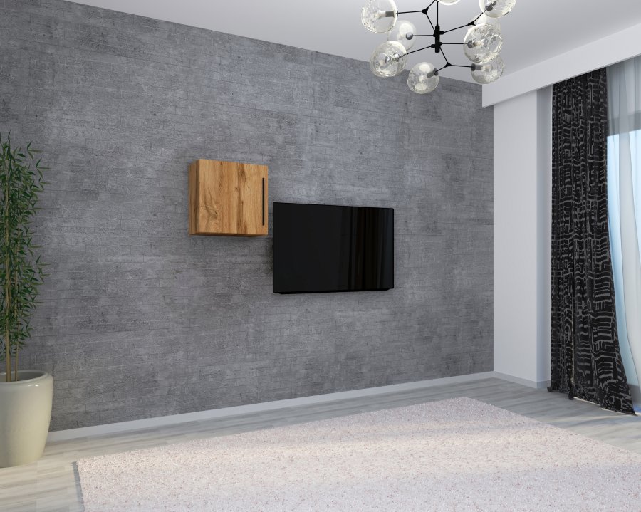 VCM NORDIC Arila M vgskab, m. 1 lge og 1 hylde - natur tr