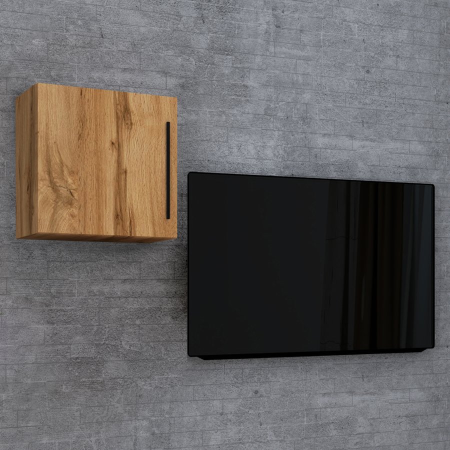 VCM NORDIC Arila M vgskab, m. 1 lge og 1 hylde - natur tr