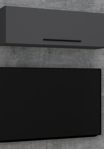 VCM NORDIC Arila L vgskab, m. 1 lge og 3 rum - antracitgr tr