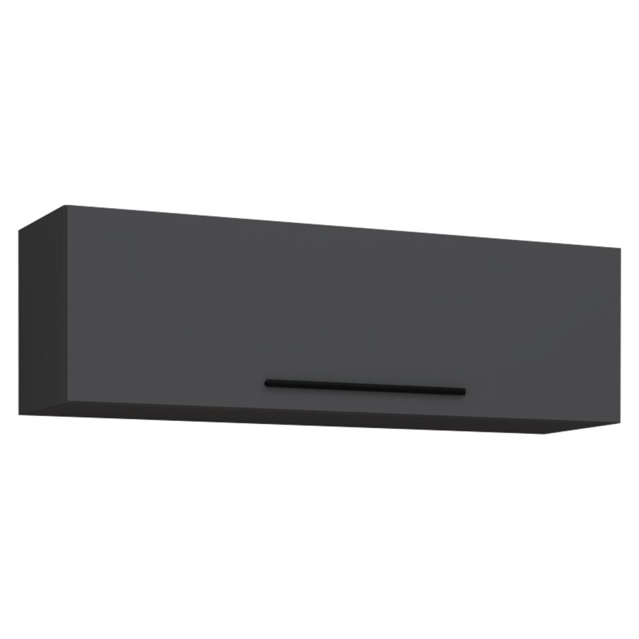 VCM NORDIC Arila L vgskab, m. 1 lge og 3 rum - antracitgr tr