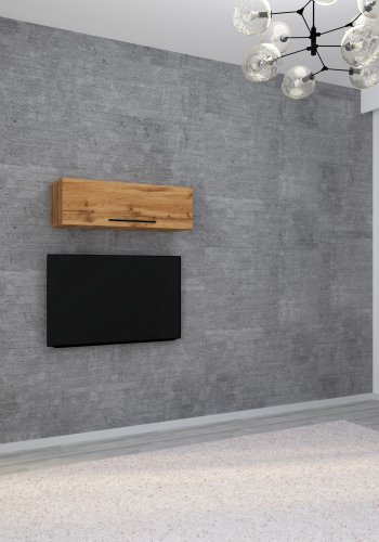 VCM NORDIC Arila L vgskab, m. 1 lge og 3 rum - natur tr