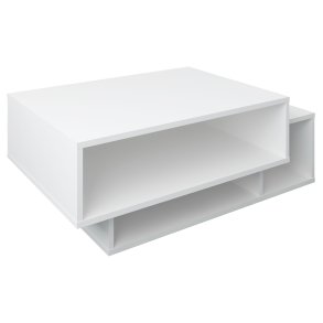 VCM NORDIC Runila sofabord, m. 3 rum - hvid tr (88x50)