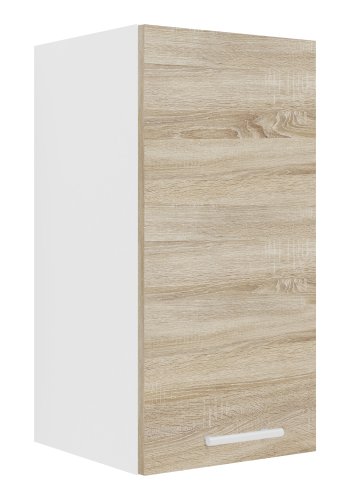 VCM NORDIC Esilo 1 dr 30 kkken vgskab, m. 1 lge og 1 hylde - hvid og natur tr