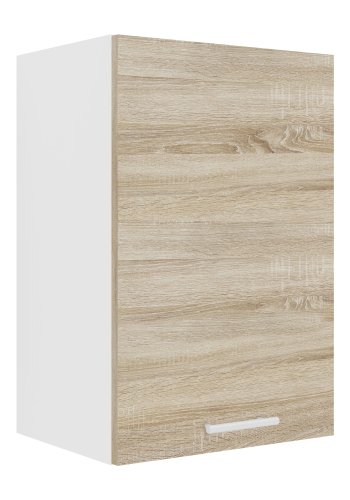 VCM NORDIC Esilo 1 dr 40 kkken vgskab, m. 1 lge og 1 hylde - hvid og natur tr