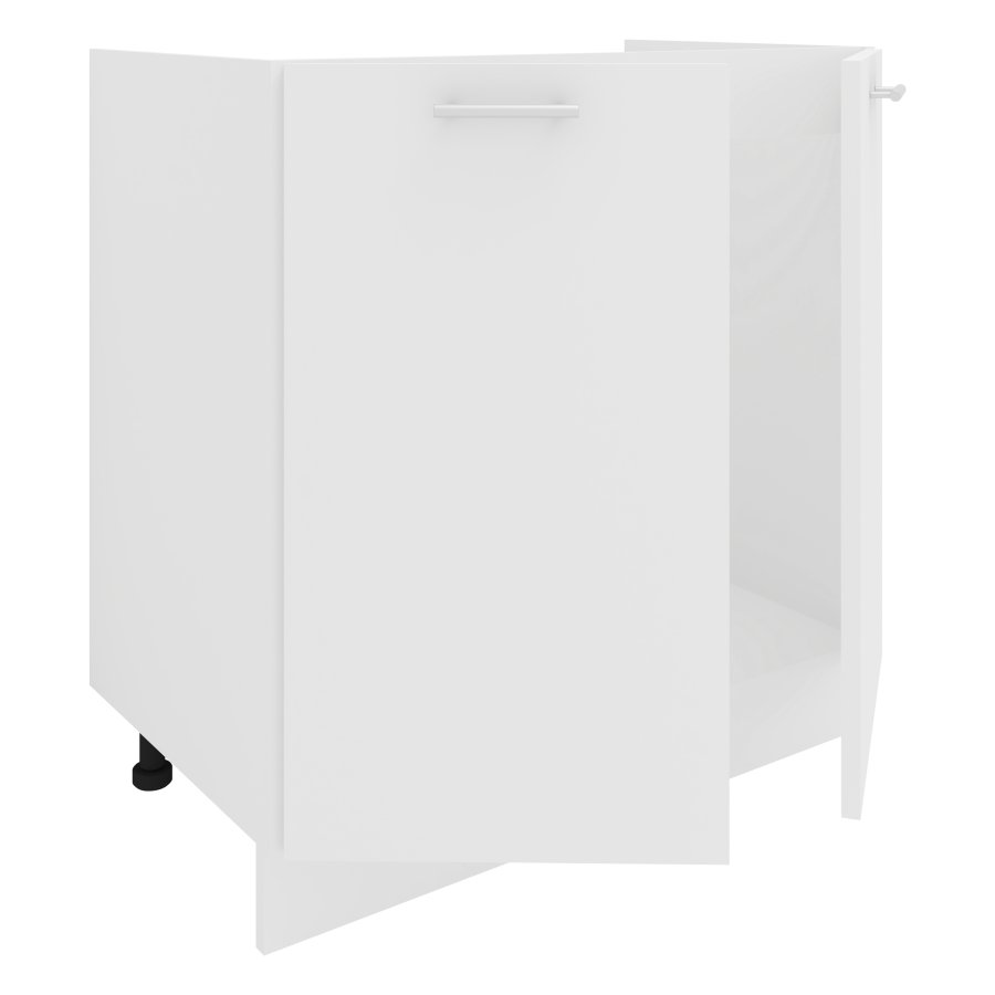 VCM NORDIC Esilo kkken vaskeskab, m. 2 lger - hvid tr