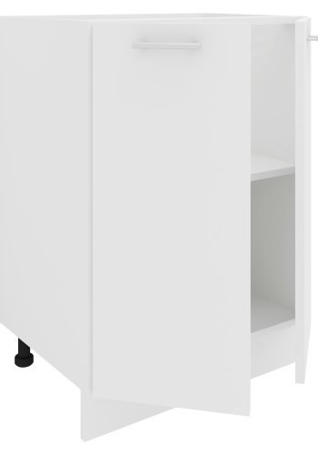 VCM NORDIC Esilo 60 kkken skab, m. 2 lger og 1 hylde - hvid tr