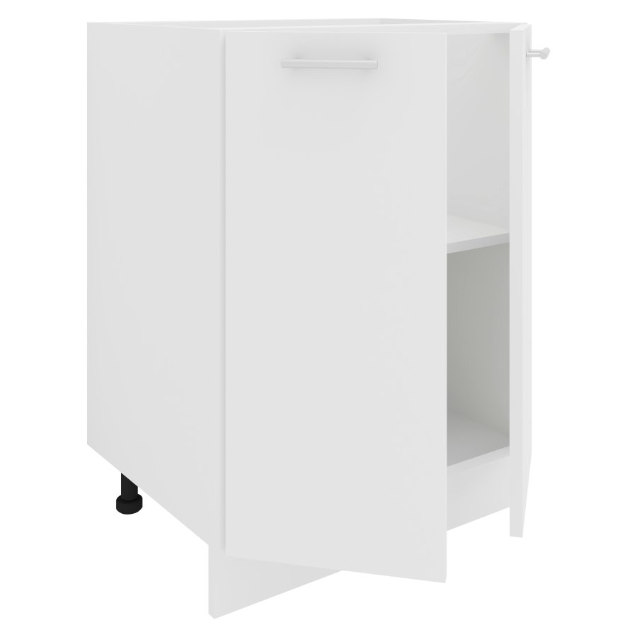 VCM NORDIC Esilo 60 kkken skab, m. 2 lger og 1 hylde - hvid tr