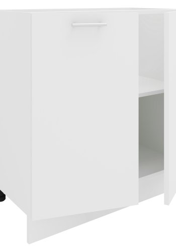 VCM NORDIC Esilo 80 kkken skab, m. 2 lger og 1 hylde - hvid tr