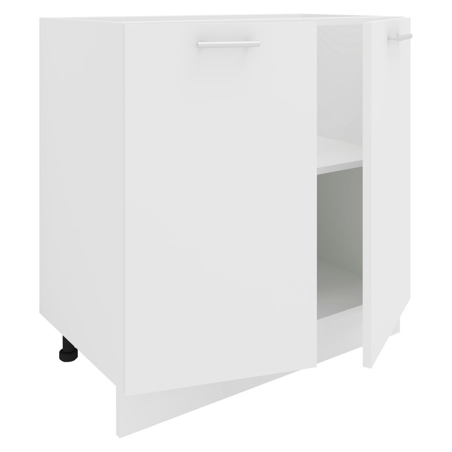 VCM NORDIC Esilo 80 kkken skab, m. 2 lger og 1 hylde - hvid tr