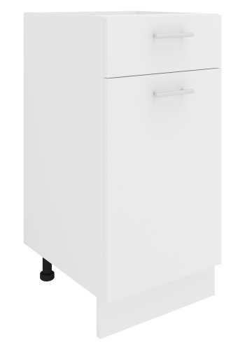 VCM NORDIC Esilo kkken skab, m. 1 lge, 1 skuffe, 1 hylde - hvid tr