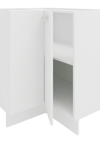 VCM NORDIC Esilo kkken hjrneskab, m. 1 lge og 1 hylde - hvid tr