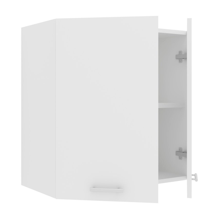 VCM NORDIC Esilo 2 dre 60 kkken vgskab, m. 2 lger og 1 hylde - hvid tr