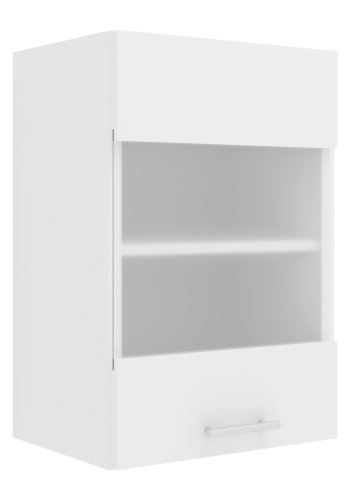 VCM NORDIC Esilo 1 kkken vgskab, m. 1 glaslge og 1 hylde - hvid tr