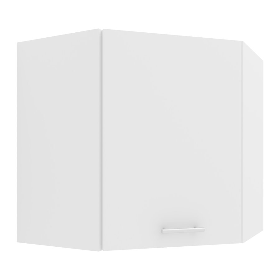 VCM NORDIC Esilo 57 kkken hjrneskab, m. 1 lge og 1 hylde - hvid tr