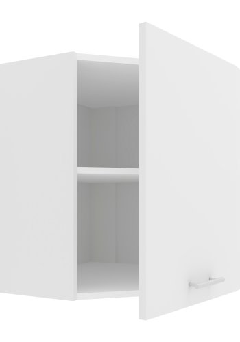 VCM NORDIC Esilo 57 kkken hjrneskab, m. 1 lge og 1 hylde - hvid tr