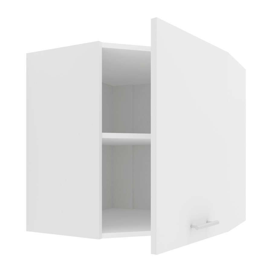 VCM NORDIC Esilo 57 kkken hjrneskab, m. 1 lge og 1 hylde - hvid tr