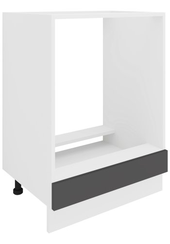 VCM NORDIC Esilo kkken ovnskab, m. justerbare fdder - hvid og antracitgr tr