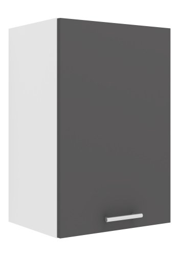 VCM NORDIC Esilo 1 dr 40 kkken vgskab, m. 1 lge og 1 hylde - hvid og antracitgr tr