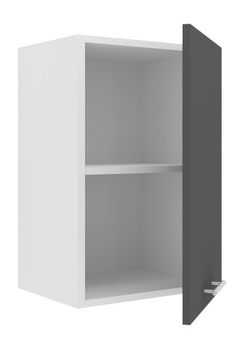 VCM NORDIC Esilo 1 dr 40 kkken vgskab, m. 1 lge og 1 hylde - hvid og antracitgr tr