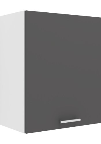 VCM NORDIC Esilo 1 dr 50 kkken vgskab, m. 1 lge og 1 hylde - hvid og antracitgr tr